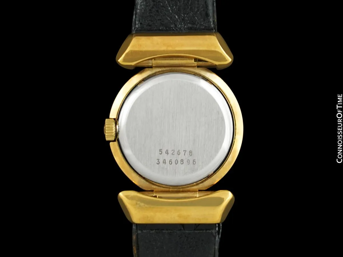 1970's Universal Geneve Vintage 18K Gold Plated & Stainless Steel Watch - *Owned & Worn By Jerry Lewis*