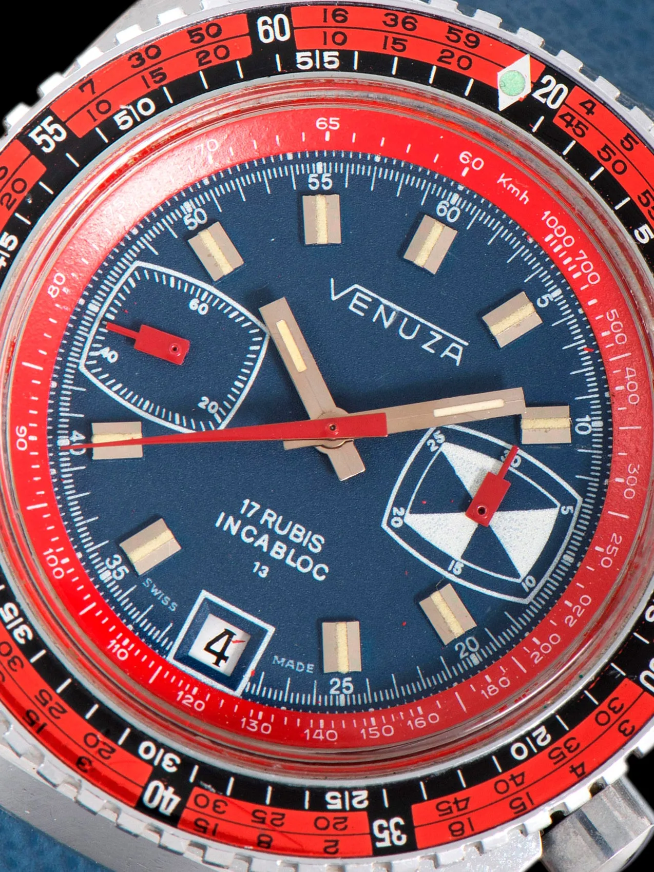 1970s Venuza Chronograph "Valjoux Cal. 7734"