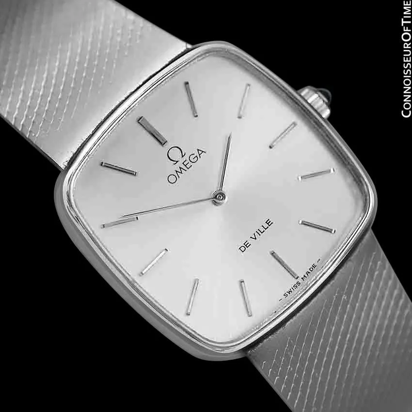 1978 Omega De Ville Vintage Mens Dress Watch - Stainless Steel
