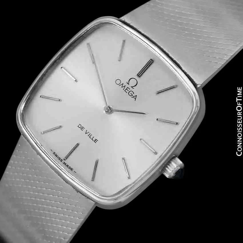 1978 Omega De Ville Vintage Mens Dress Watch - Stainless Steel