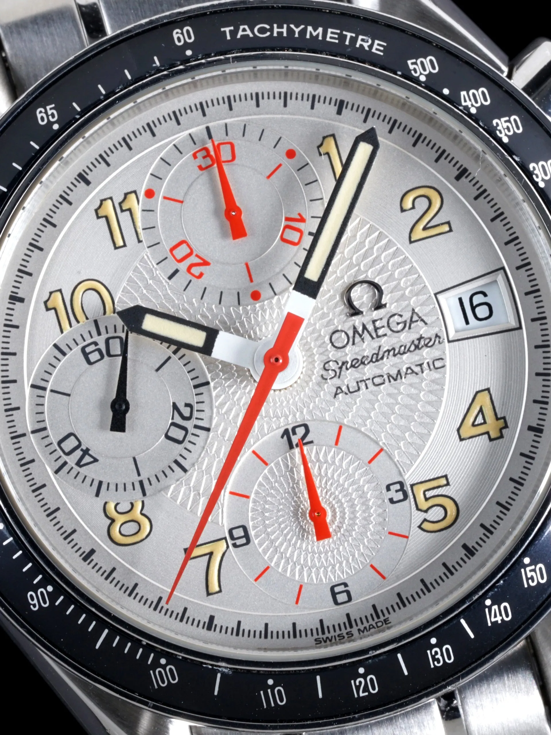 1995 OMEGA Speedmaster Automatic (Ref. 175.0083) MARK 40 W/ White Guilloche Dial