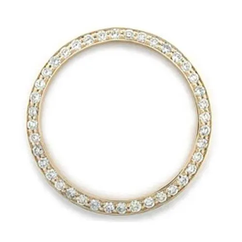 2 Carats 36 Mm Mined Diamond Bezel To Fit Rolex Datejust Or President All Watch Models