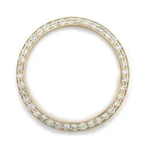 2 Carats 36 Mm Mined Diamond Bezel To Fit Rolex Datejust Or President All Watch Models