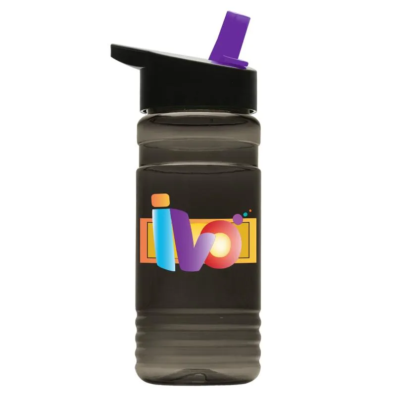 20 oz Flip Straw Lid- Digital Tritan Bottle