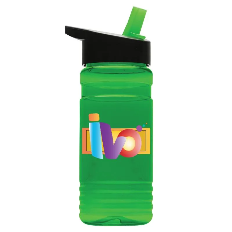 20 oz Flip Straw Lid- Digital Tritan Bottle