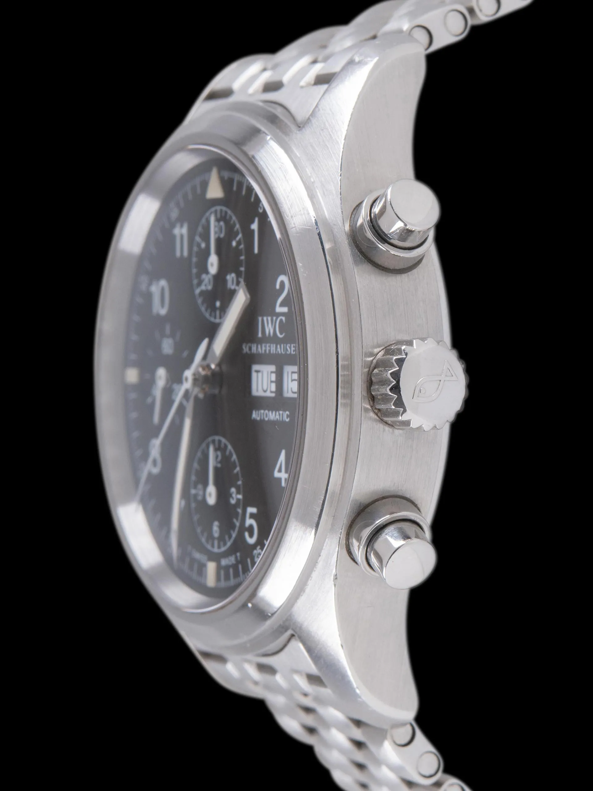 2000 IWC Flieger Chronograph (Ref. 3706) W/ Guarantee Card