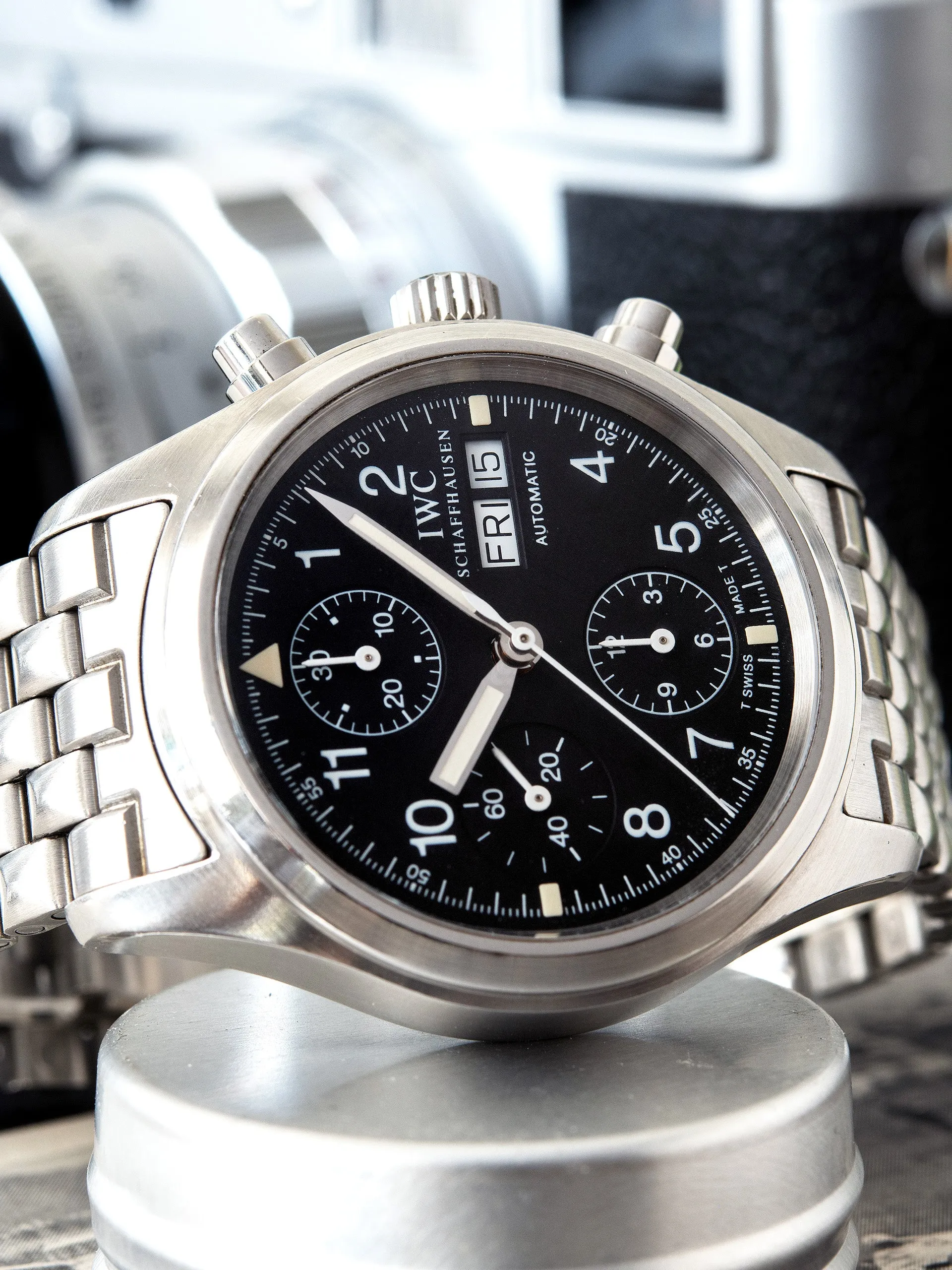 2000 IWC Flieger Chronograph (Ref. 3706) W/ Guarantee Card