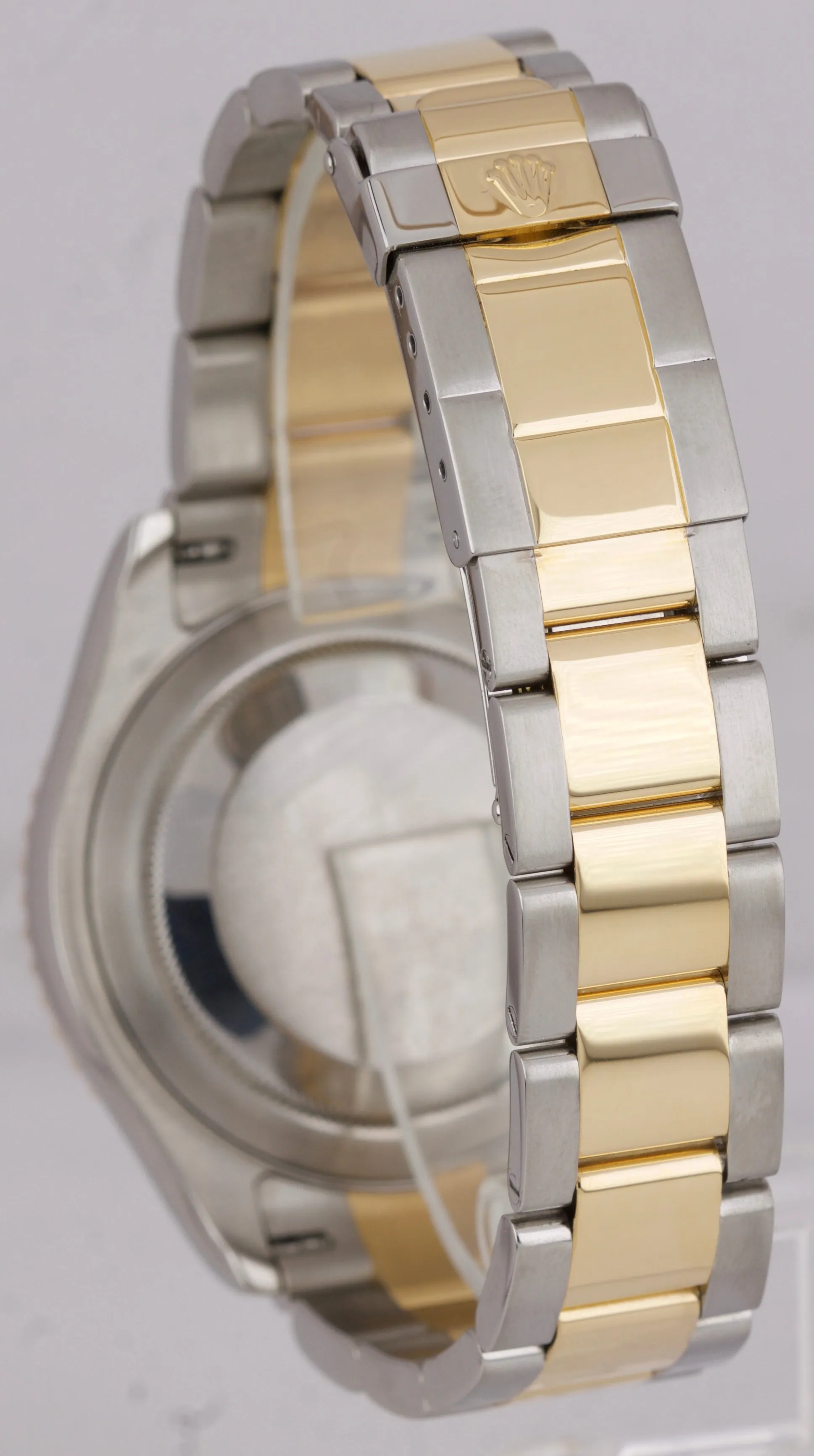 2007 BOX PAPERS Rolex Yacht-Master 18K Two-Tone Gold Champagne 40mm Watch 16623