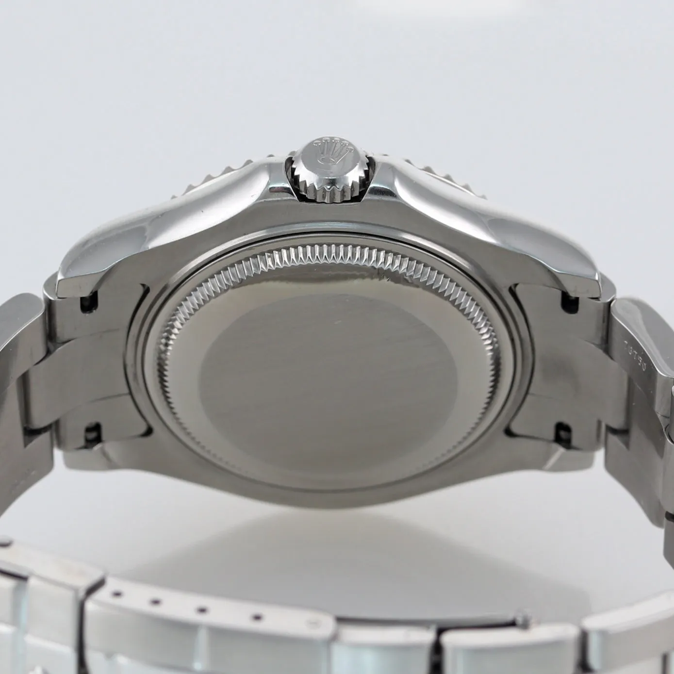 2007 PAPERS Rolex Yacht-Master 168622 Steel Platinum Ladies Midsize 35mm Watch