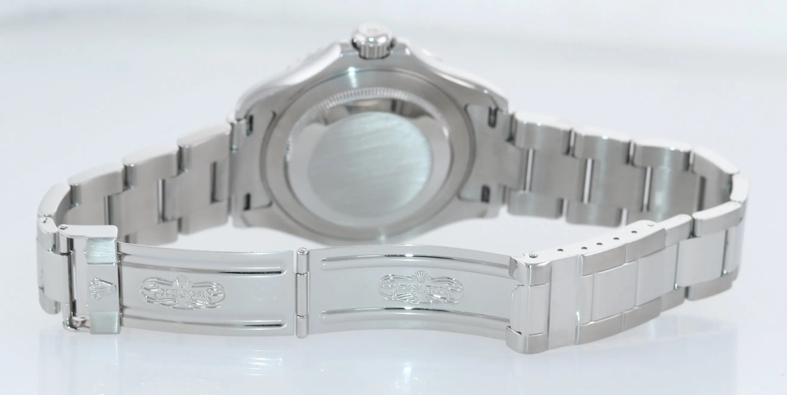 2008 Rolex Yacht-Master 16622 Steel Platinum Engraved Rehaut Watch Box