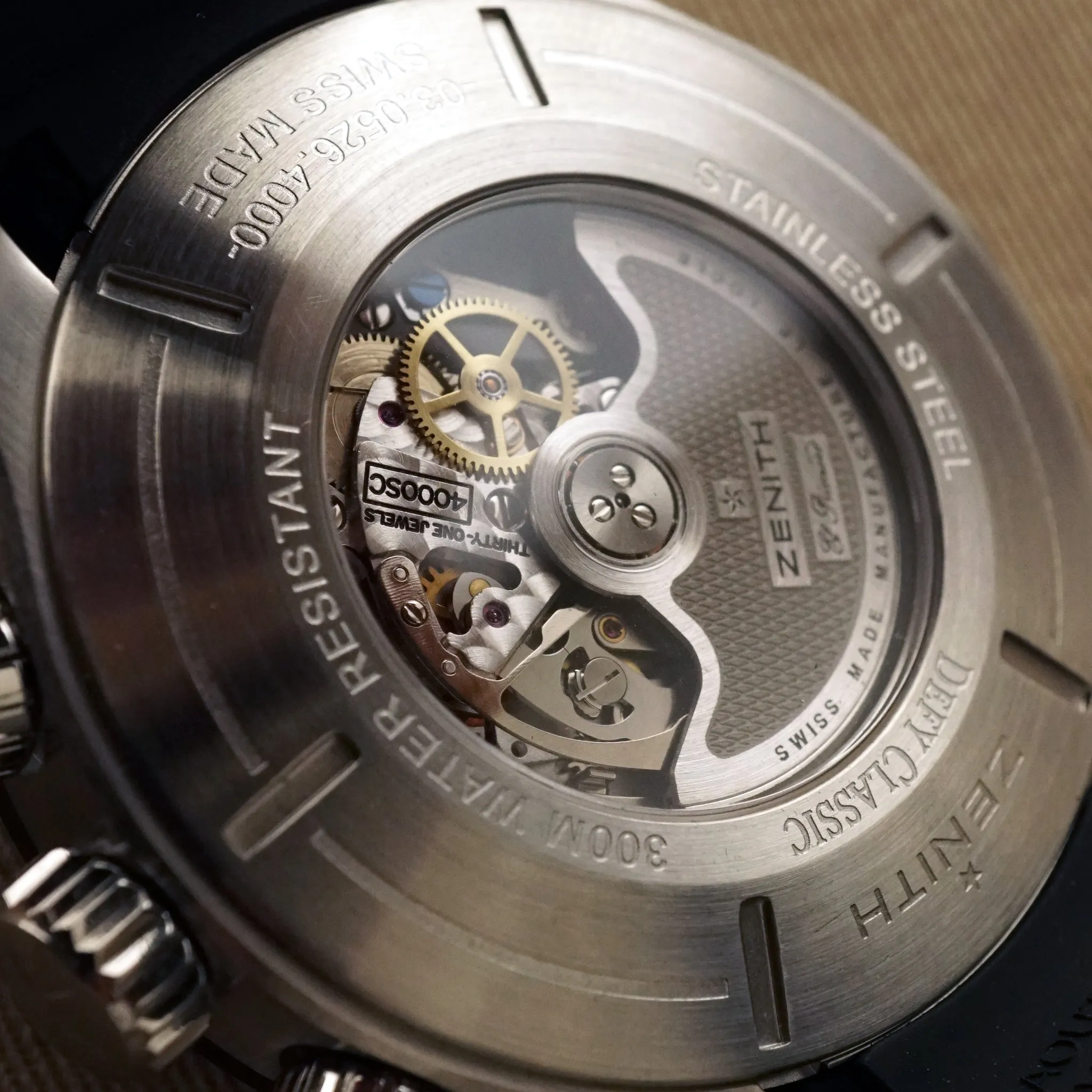 2015 ZENITH EL PRIMERO DEFY CLASSIC OVER SIZED CHRONOGRAPH