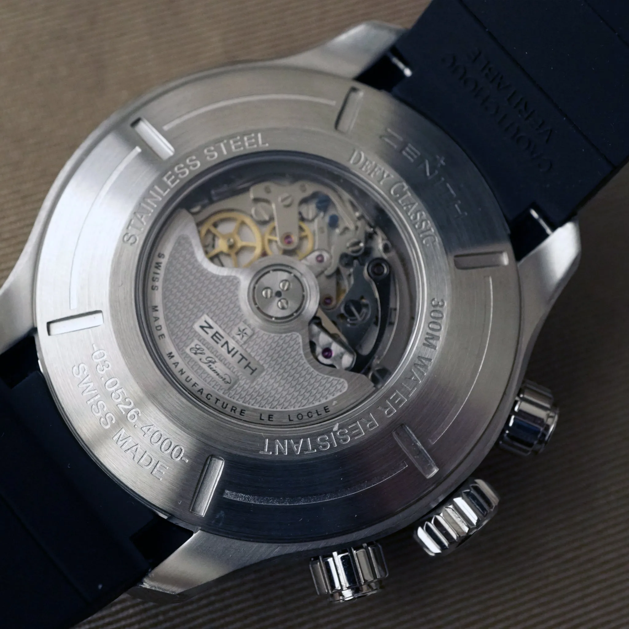 2015 ZENITH EL PRIMERO DEFY CLASSIC OVER SIZED CHRONOGRAPH