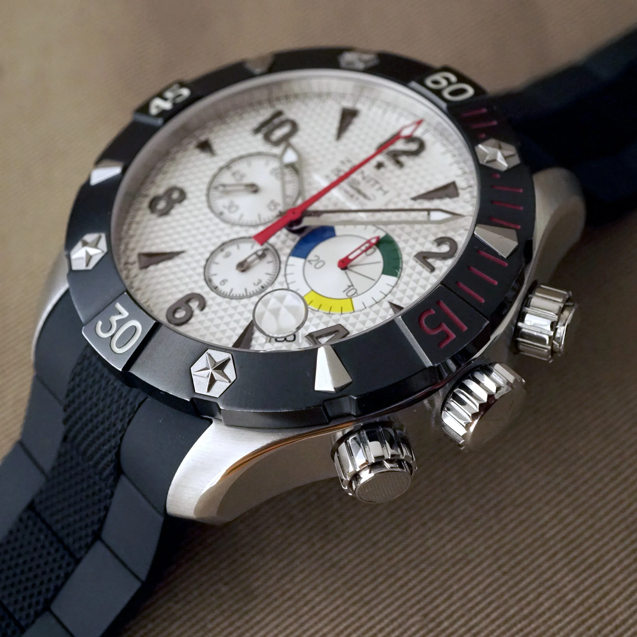 2015 ZENITH EL PRIMERO DEFY CLASSIC OVER SIZED CHRONOGRAPH