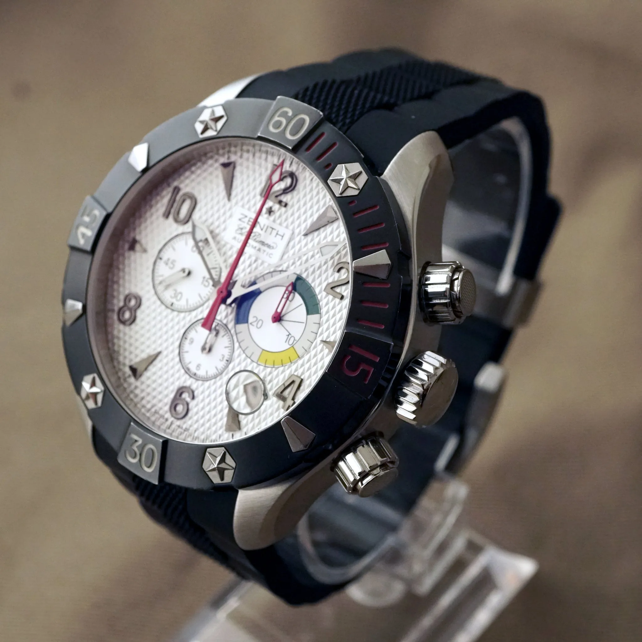2015 ZENITH EL PRIMERO DEFY CLASSIC OVER SIZED CHRONOGRAPH
