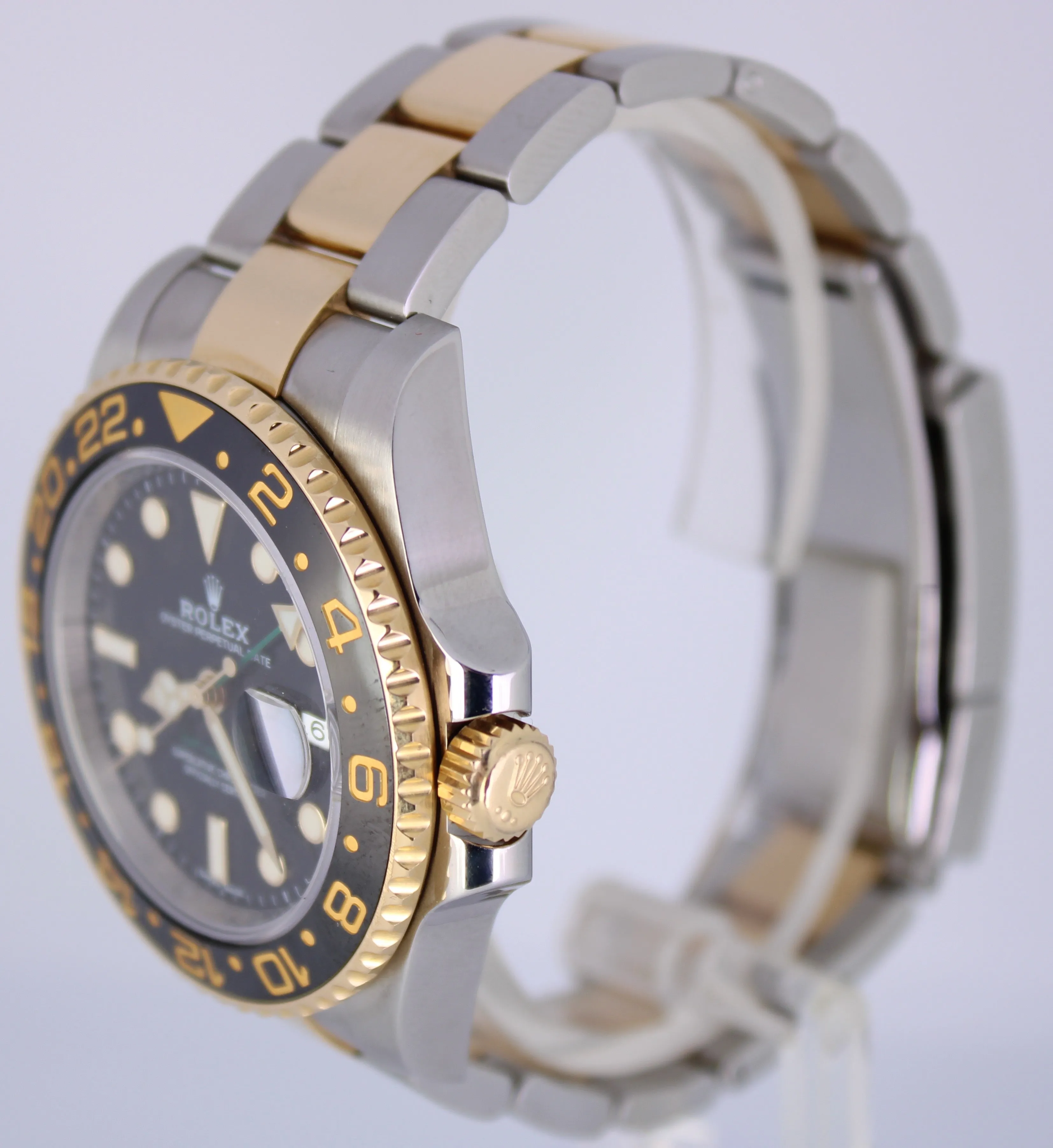 2017 Rolex GMT-Master II Ceramic Black Two-Tone Gold 40mm Watch B P 116713