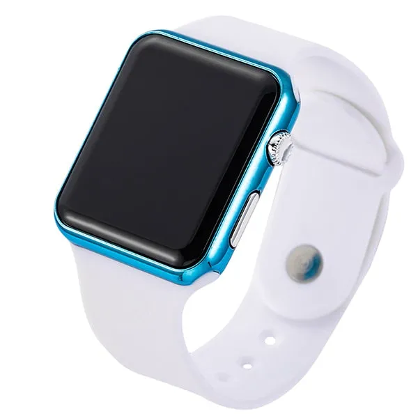 2020 nova rosa casual relógios de pulso feminino relógio led digital esporte masculino relógio de pulso silicone feminino reloj mujer erkek kol saati