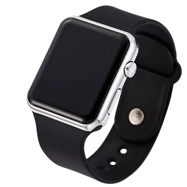 2020 nova rosa casual relógios de pulso feminino relógio led digital esporte masculino relógio de pulso silicone feminino reloj mujer erkek kol saati
