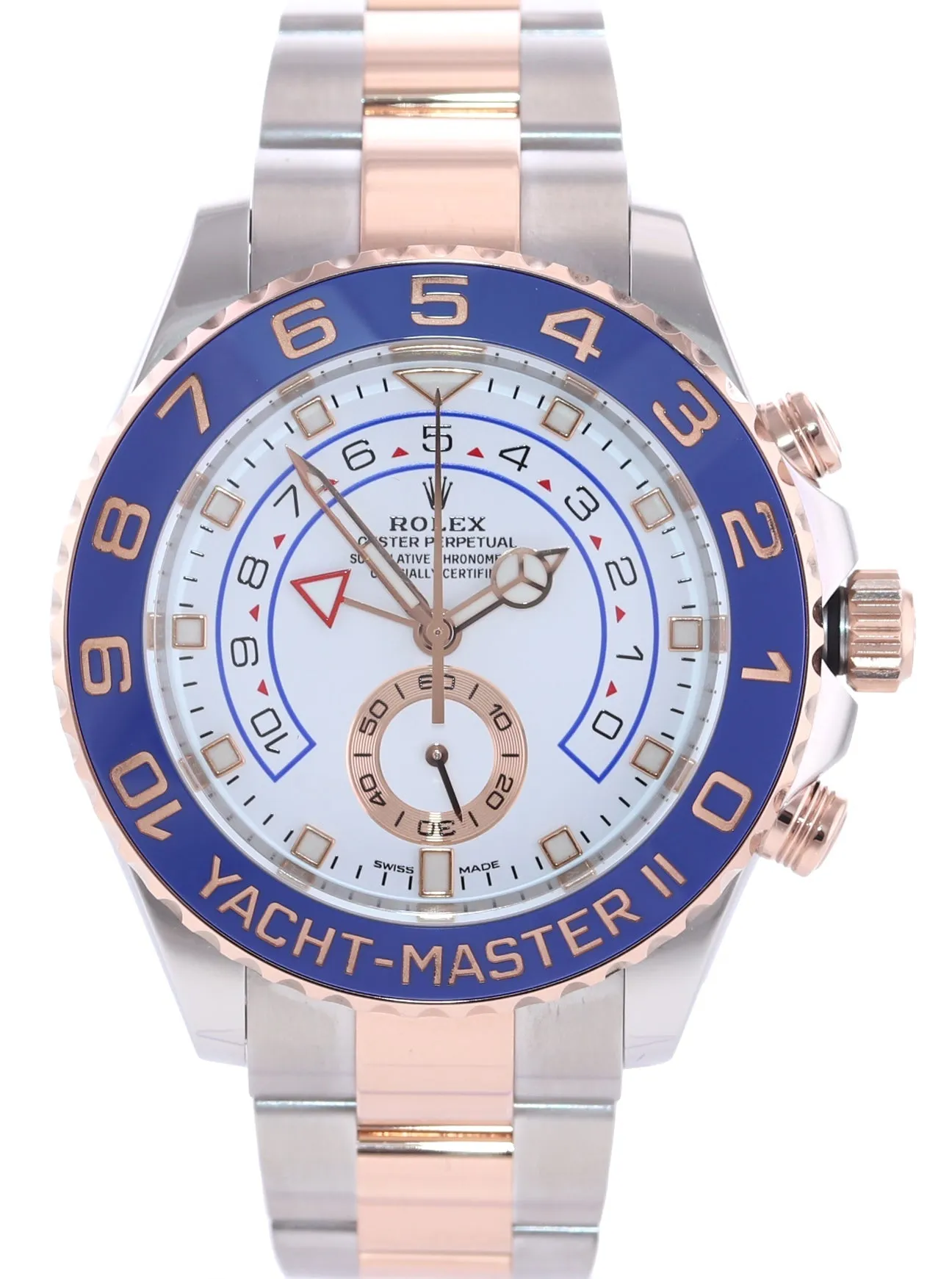 2021 NEW PAPERS Rolex Yacht-Master II 116681 Steel Everose Gold 44mm Watch Box