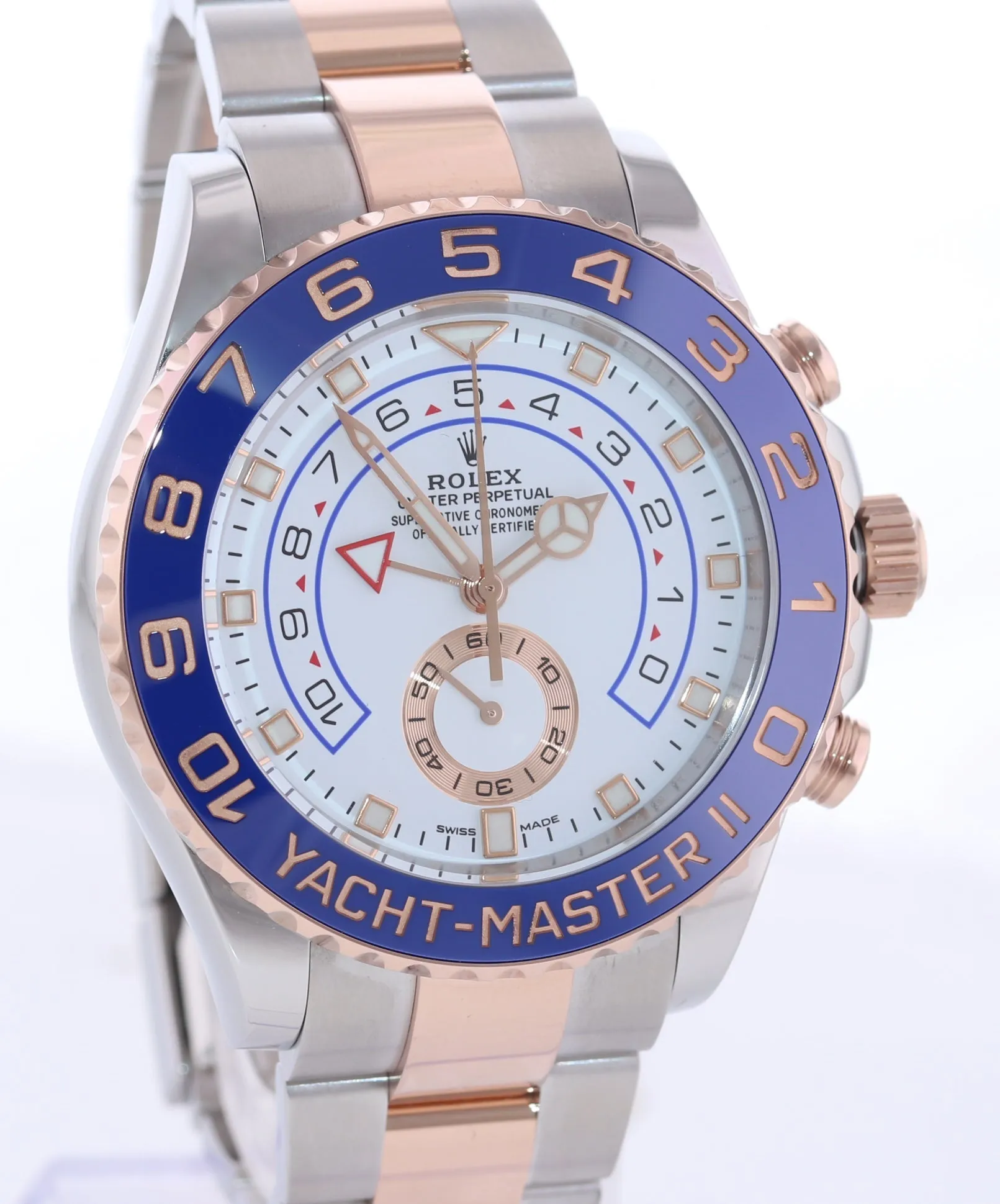 2021 NEW PAPERS Rolex Yacht-Master II 116681 Steel Everose Gold 44mm Watch Box
