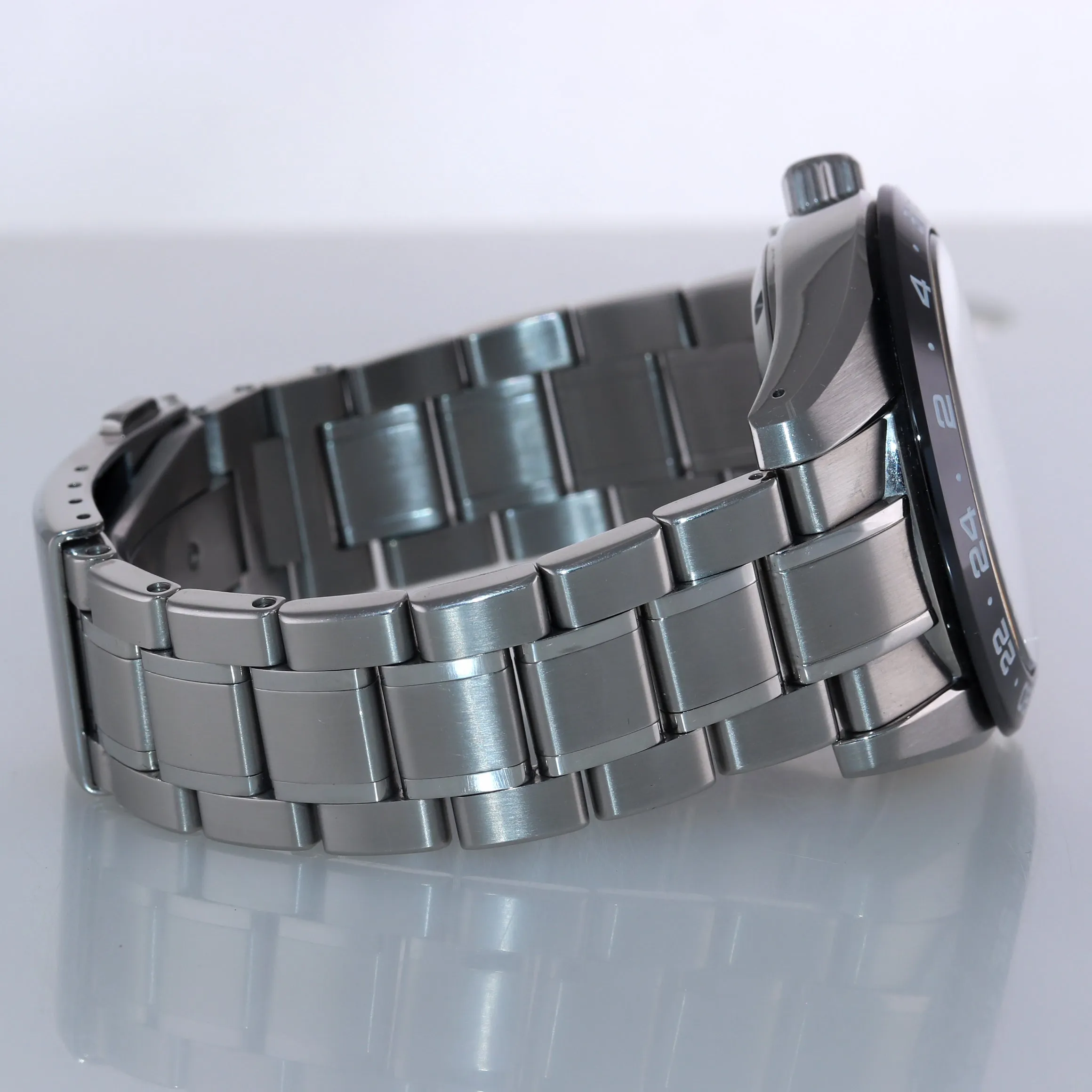 2021 PAPERS Grand Seiko Sport GMT Steel Black Hi-Beat Spring Drive Watch SBGE253