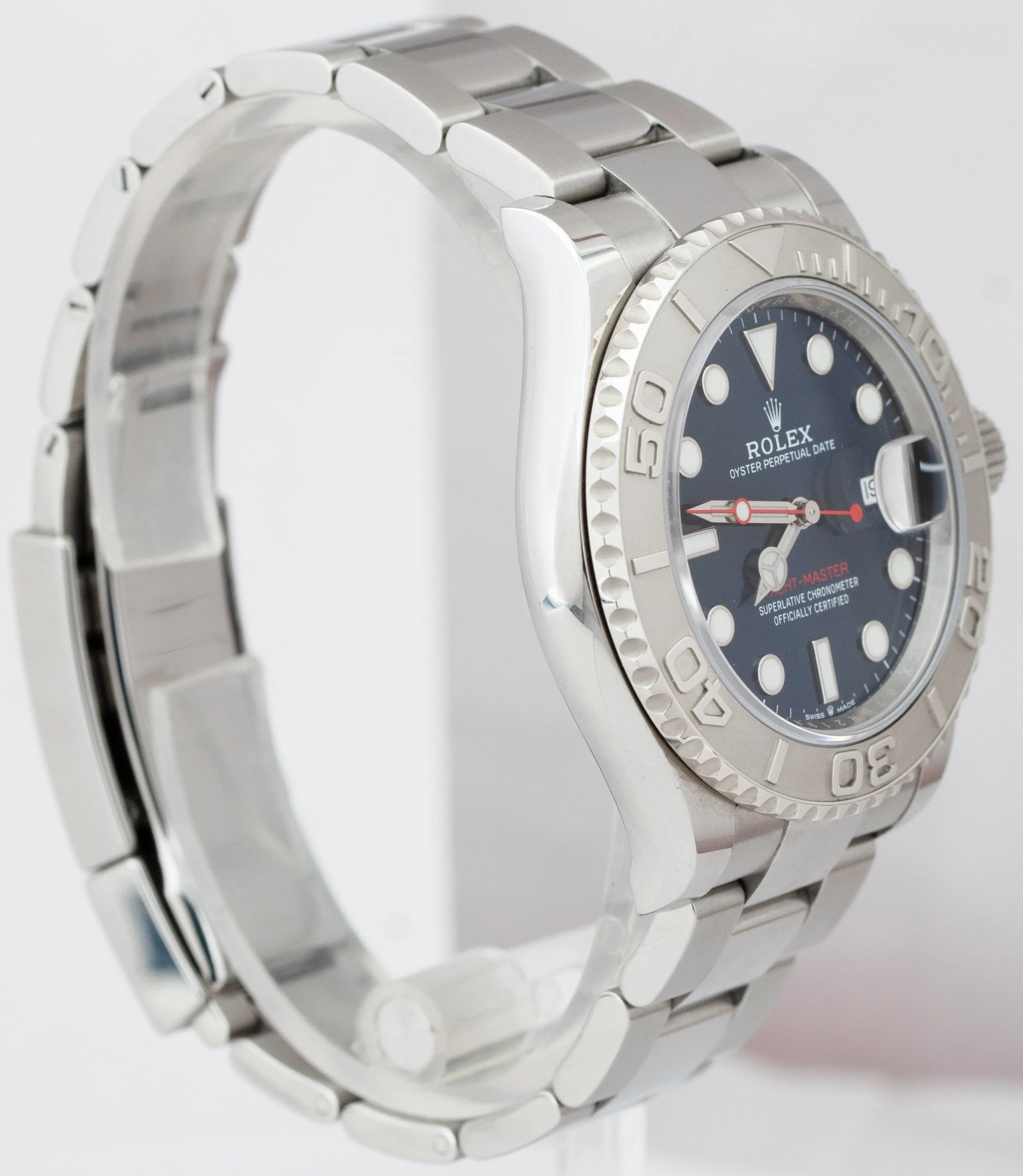 2021 Rolex Yacht-Master 40mm Blue Stainless Steel Oyster Watch BOX PAPERS 126622