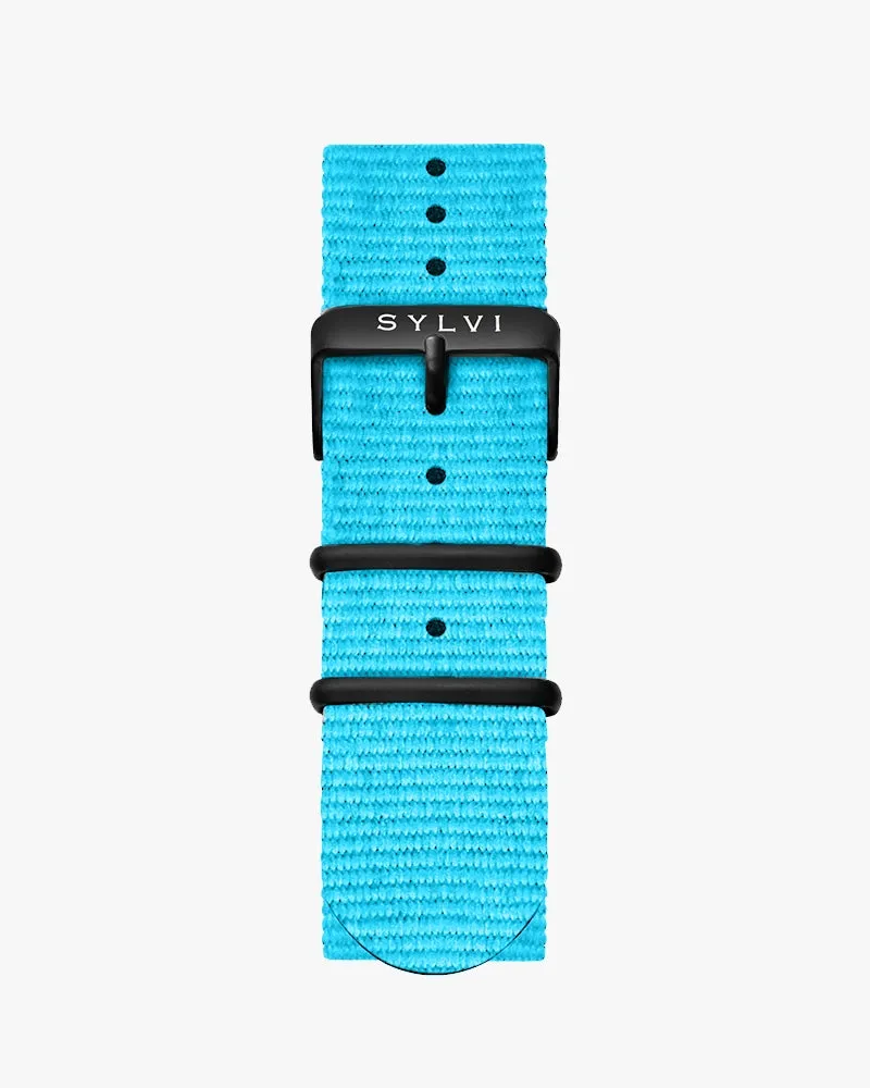 24mm Sky Blue Nylon Strap