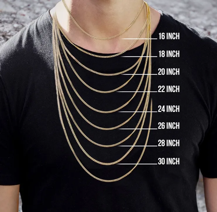 2.5MM Real Solid 14k Yellow Gold Miami Cuban Chain