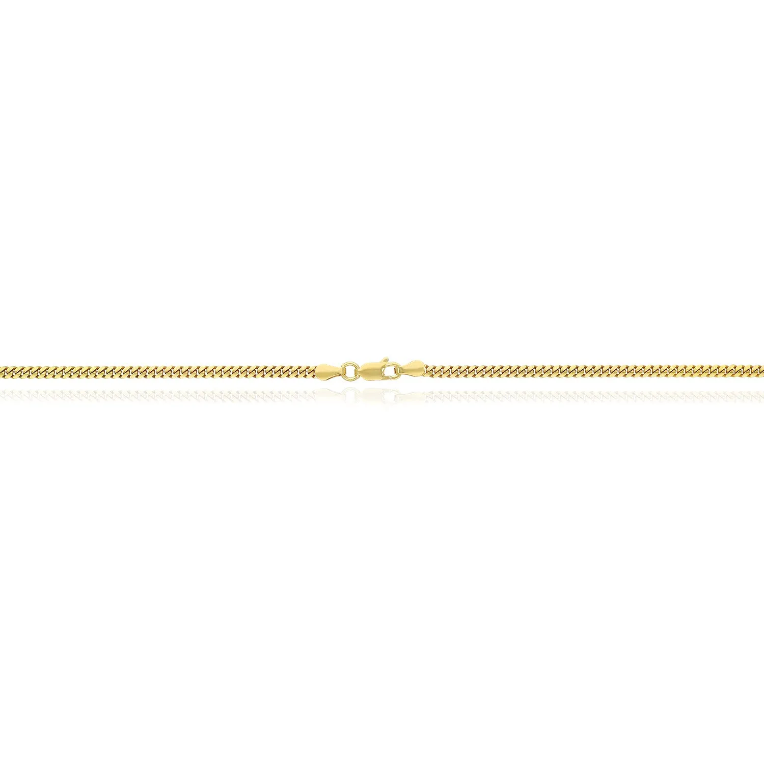 2.5MM Real Solid 14k Yellow Gold Miami Cuban Chain