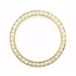 3 Ct Custom Mined Diamond Bezel To Fit Rolex Datejust & President Watch
