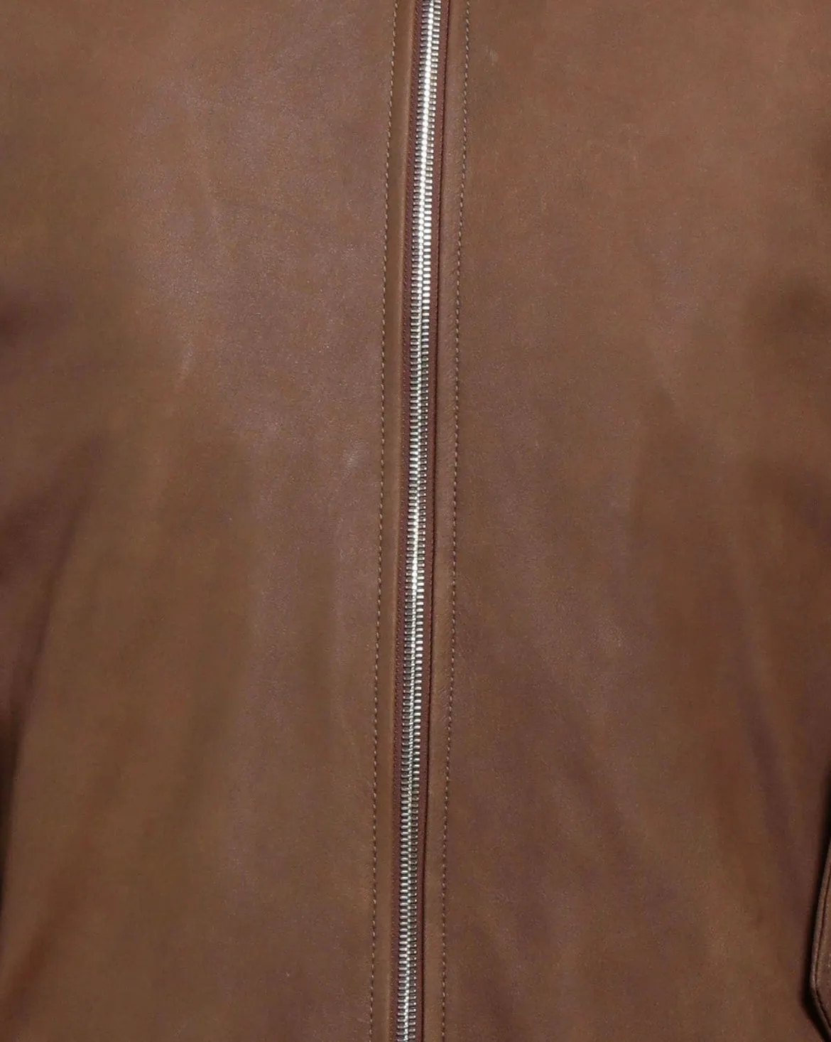 $3,350 ELEVENTY - LEATHER INSULATED Aviator/Bomber Jacket (Brunello Cucinelli)- 40US