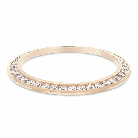 3CT CHANNEL DIAMOND BEZEL FOR ROLEX 36MM DATEJUST, PRESIDENT DAY DATE ROSE GOLD
