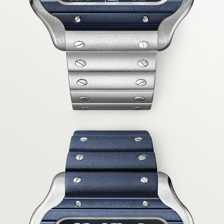 40mm C-Luxury-Watches Santos 100 XL - Full Blue Bezel