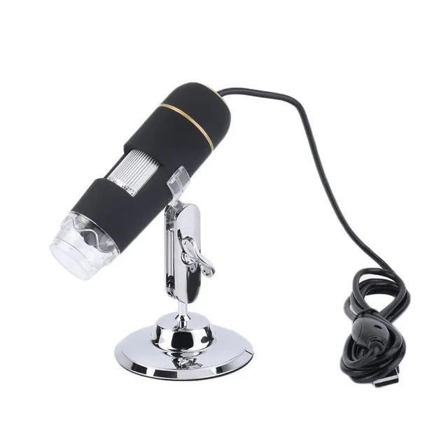 50X-500X 2MP USB 8 LEDs Digital Microscope CMOS Sensor Endoscope HD Camera Magnifier 30fps with Measurement Software Digital Hot