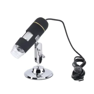 50X-500X 2MP USB 8 LEDs Digital Microscope CMOS Sensor Endoscope HD Camera Magnifier 30fps with Measurement Software Digital Hot