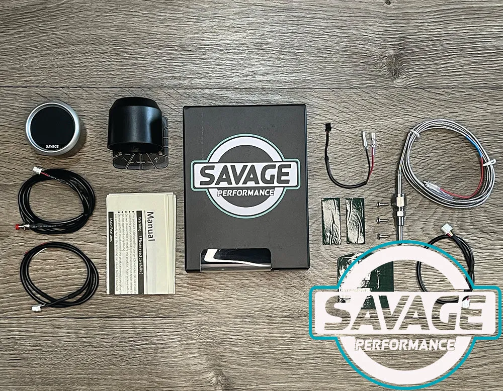 52mm Digital Savage EGT (Exhaust Gas Temperature) Gauge 7 Colours *Savage Performance*