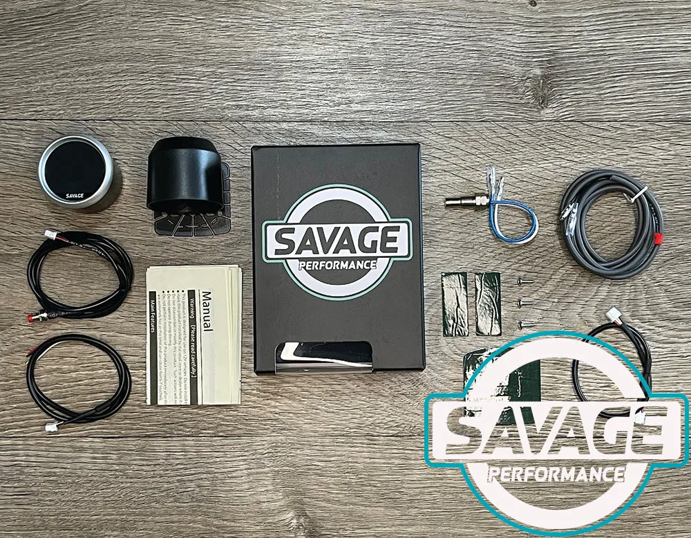 52mm Digital Savage Oil Temperature Gauge 7 Colours *Savage Performance*