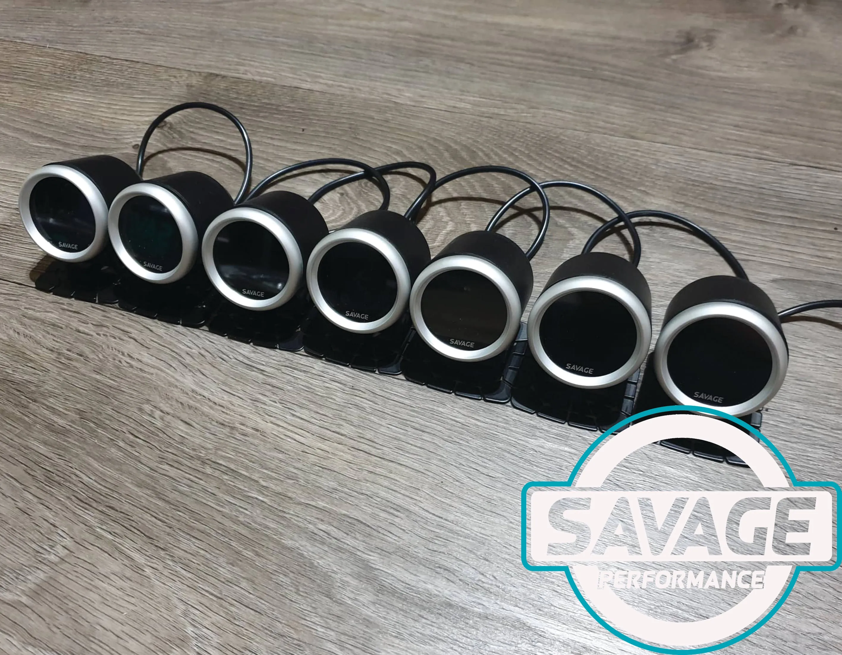 52mm Digital Savage Oil Temperature Gauge 7 Colours *Savage Performance*