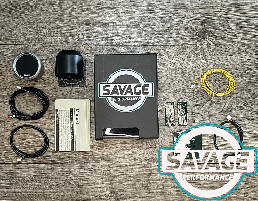 52mm Digital Savage RPM (Tacho) Gauge 7 Colours
