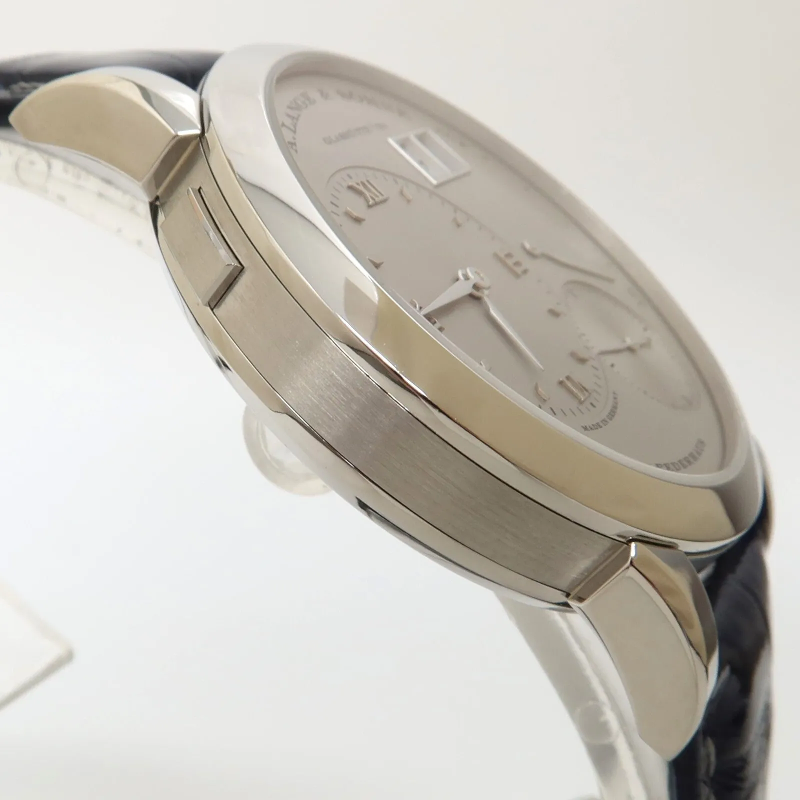 A. Lange & Söhne Lange 1 Solid Platinum Silver Dial Manual Wind 38.5MM 101.025