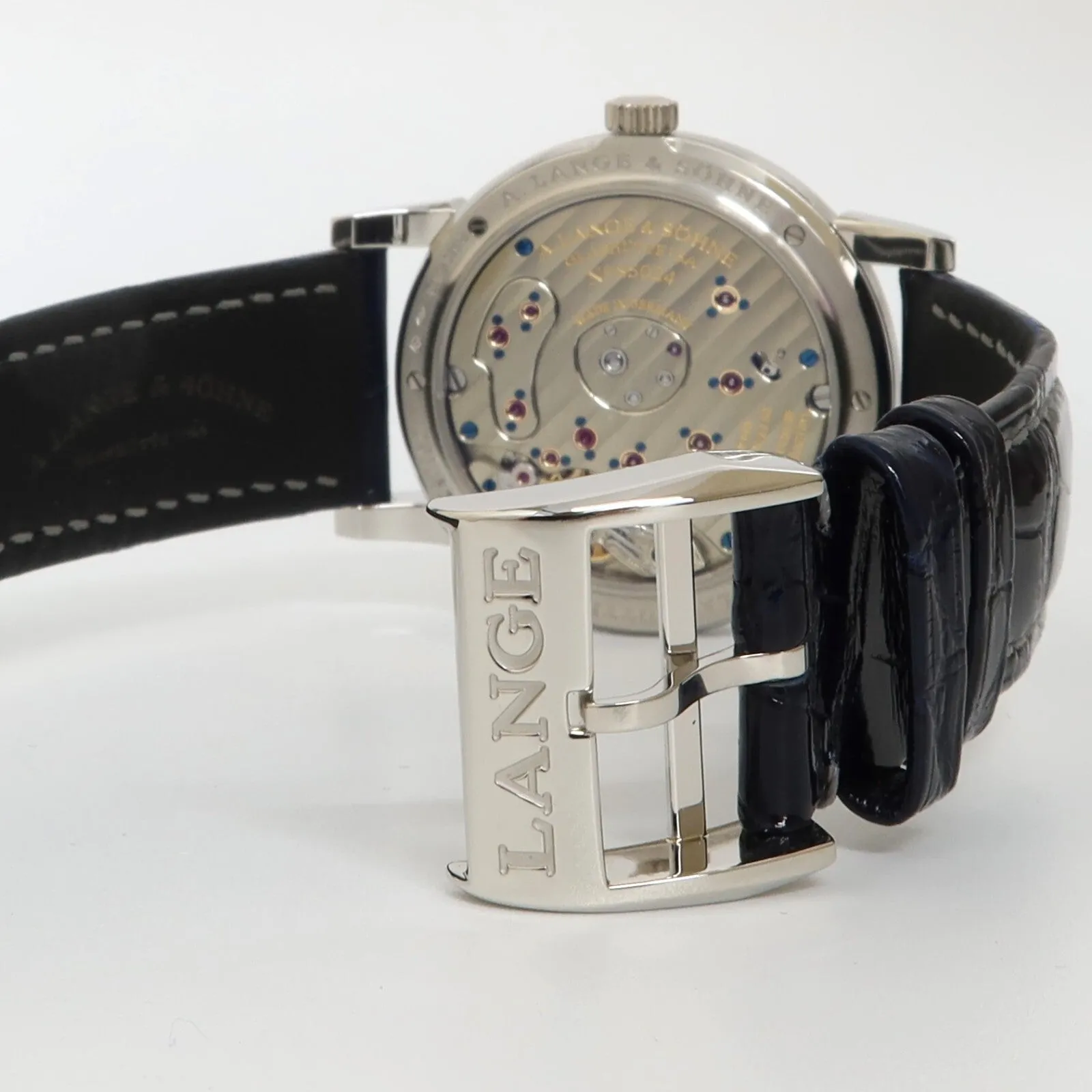 A. Lange & Söhne Lange 1 Solid Platinum Silver Dial Manual Wind 38.5MM 101.025