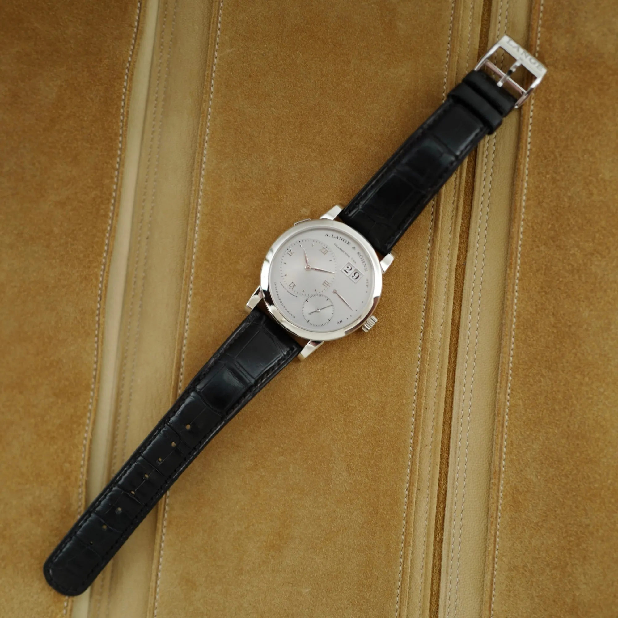 A Lange and Sohne Platinum Lange 1 Ref. 101.025