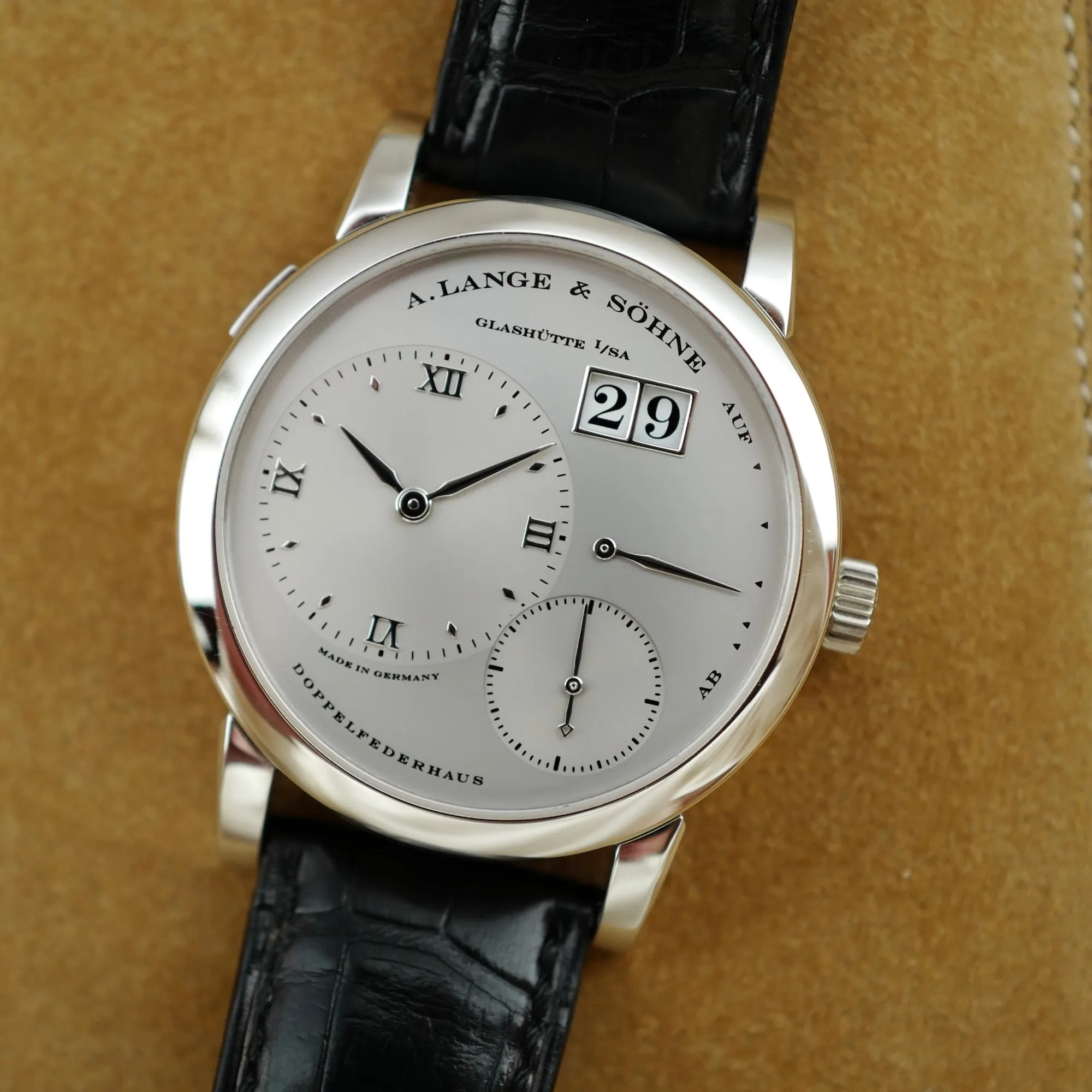 A Lange and Sohne Platinum Lange 1 Ref. 101.025