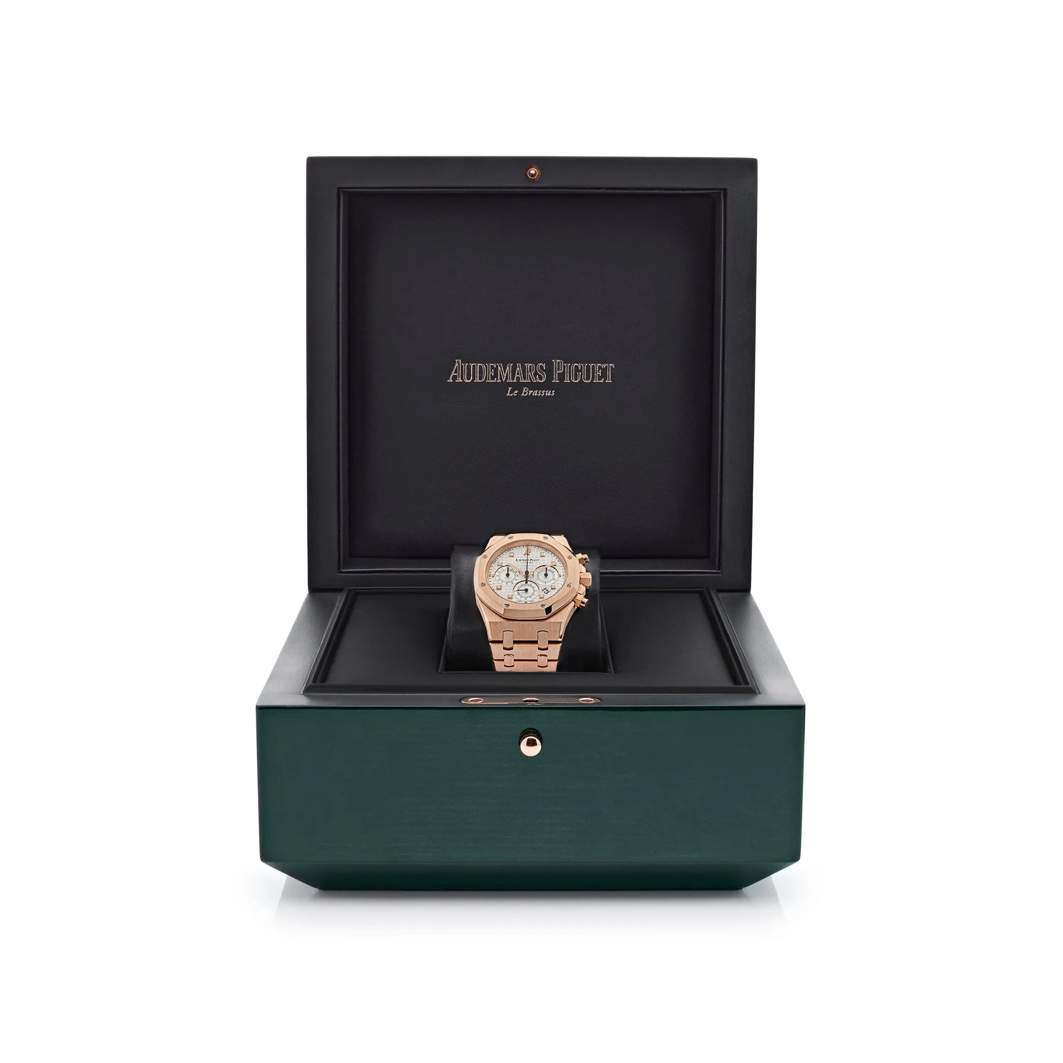 A&P Luxury Watches Royal Oak 26022OR.OO.D088CR.01 Chronograph Rose Gold White Dial
