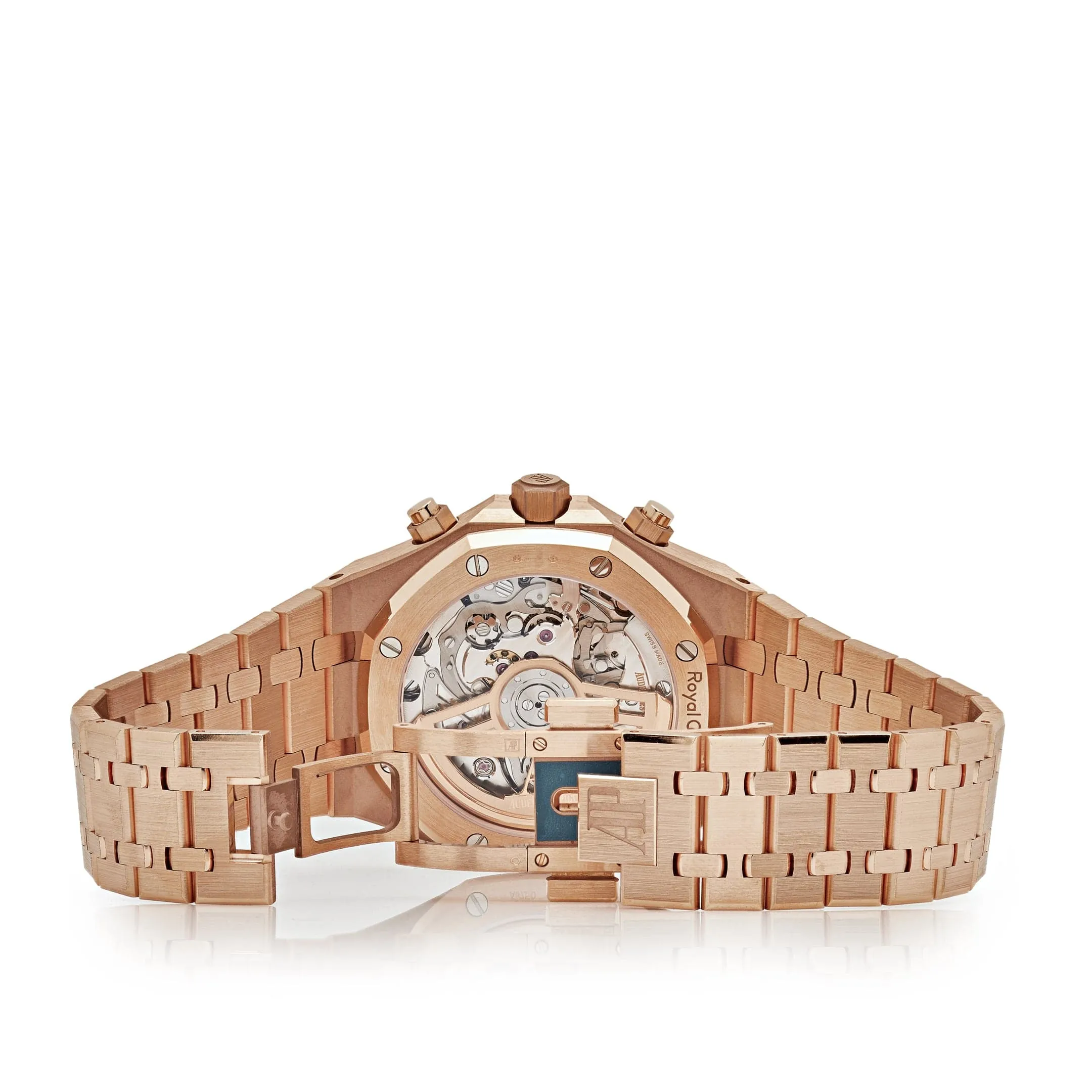 A&P Luxury Watches Royal Oak 26240OR.OO.1320OR.08 Selfwinding Chronograph Rose Gold Khaki Green Dial (2024)