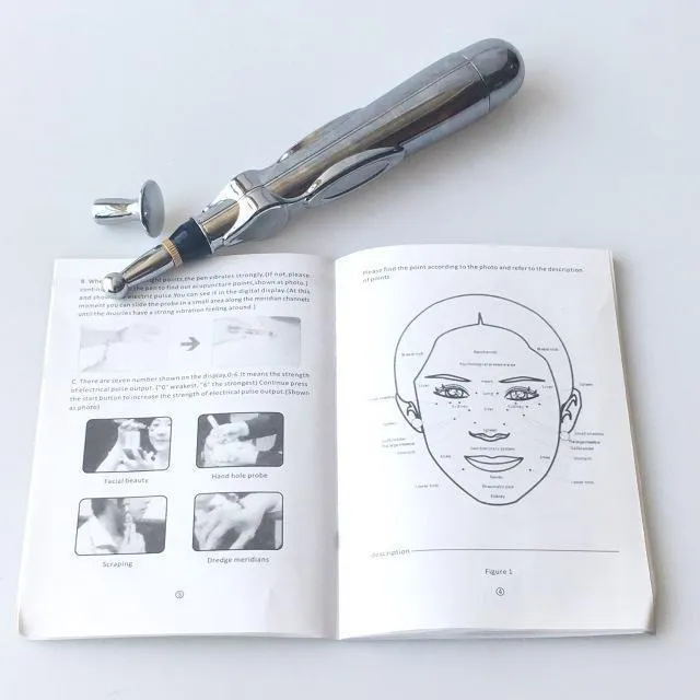 Acupuncture Massage Pen for Pain Relief & Arthritis - Great for Facial Lift too!