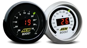 AEM Classic Digital Boost Display Gauges