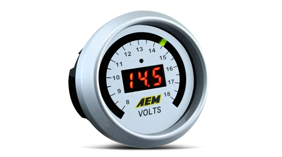 AEM Classic Digital Voltmeter Display Gauge