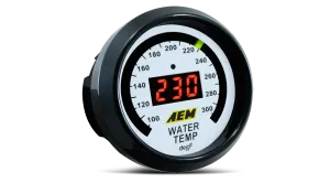 AEM Classic Digital Water Temperature Display Gauge