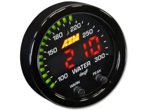 AEM X-Series Temperature 100-300F Gauge Kit