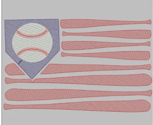 AGD 9830 Baseball Flag